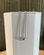 Load image into Gallery viewer, Heart with Opal Stone Necklace