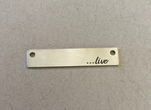 Load image into Gallery viewer, Engraved Bar Necklace