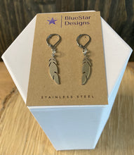 Load image into Gallery viewer, Feather Dangle Earrings
