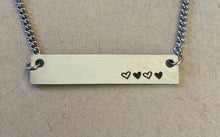 Load image into Gallery viewer, Engraved Bar Necklace
